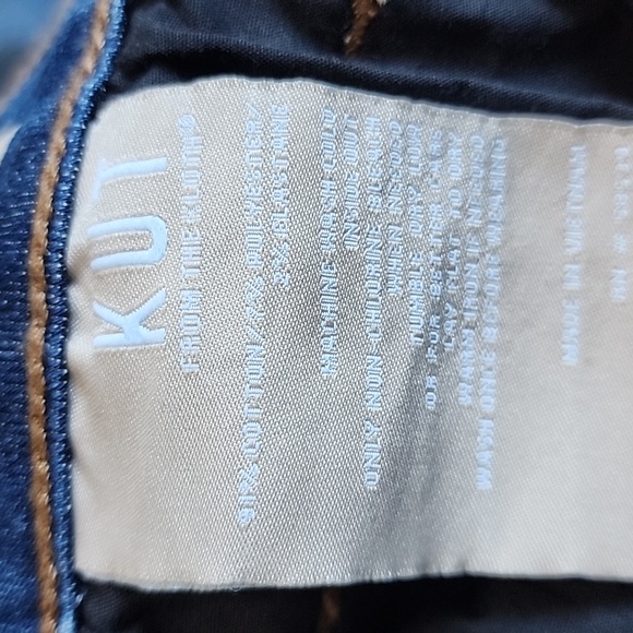 Kut from the kloth Donna High-Rise Ankle Skinny Jeans/Size 12 - Picture 5 of 13